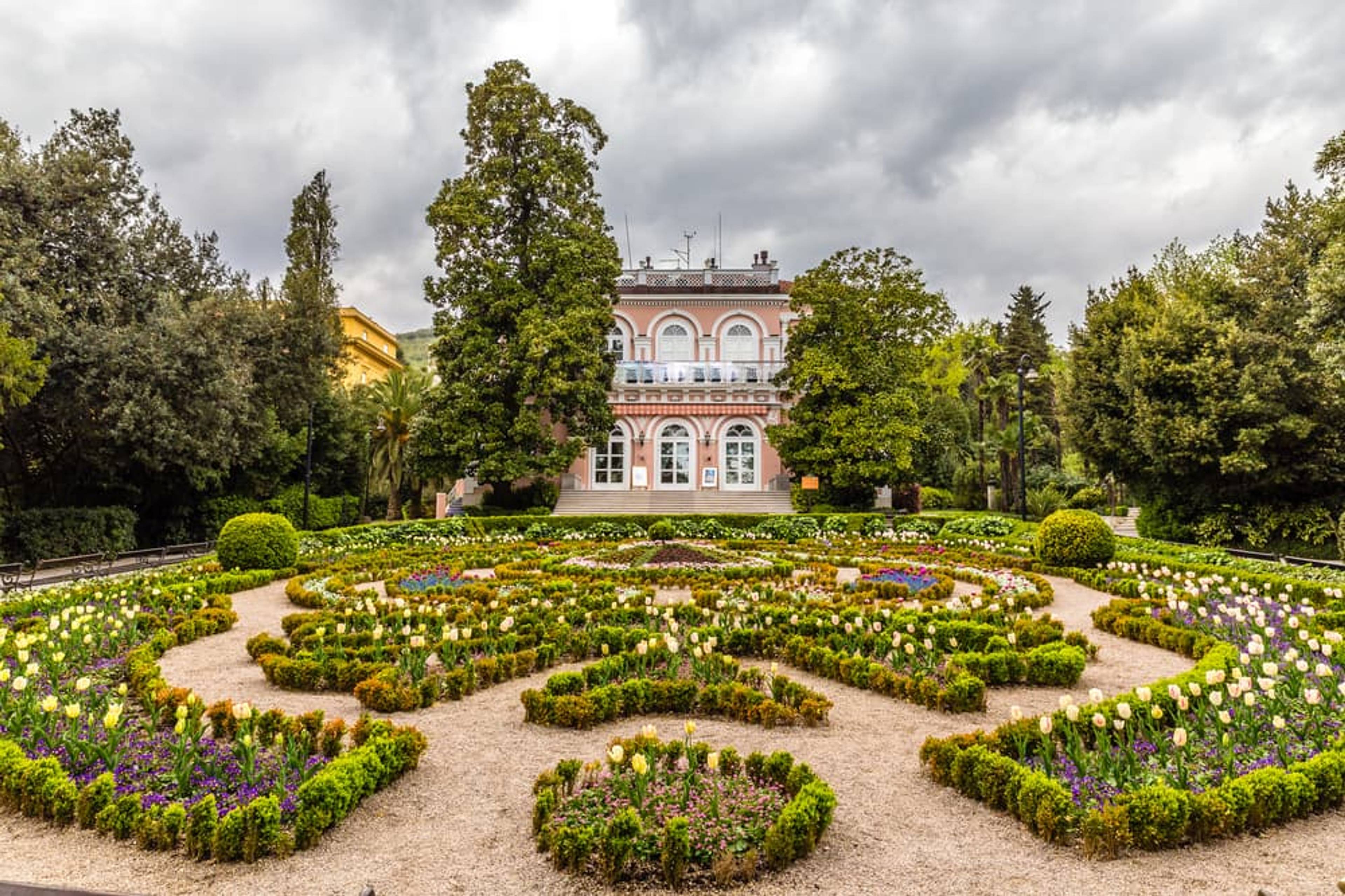 Opatija – zahrady parku Angiolina