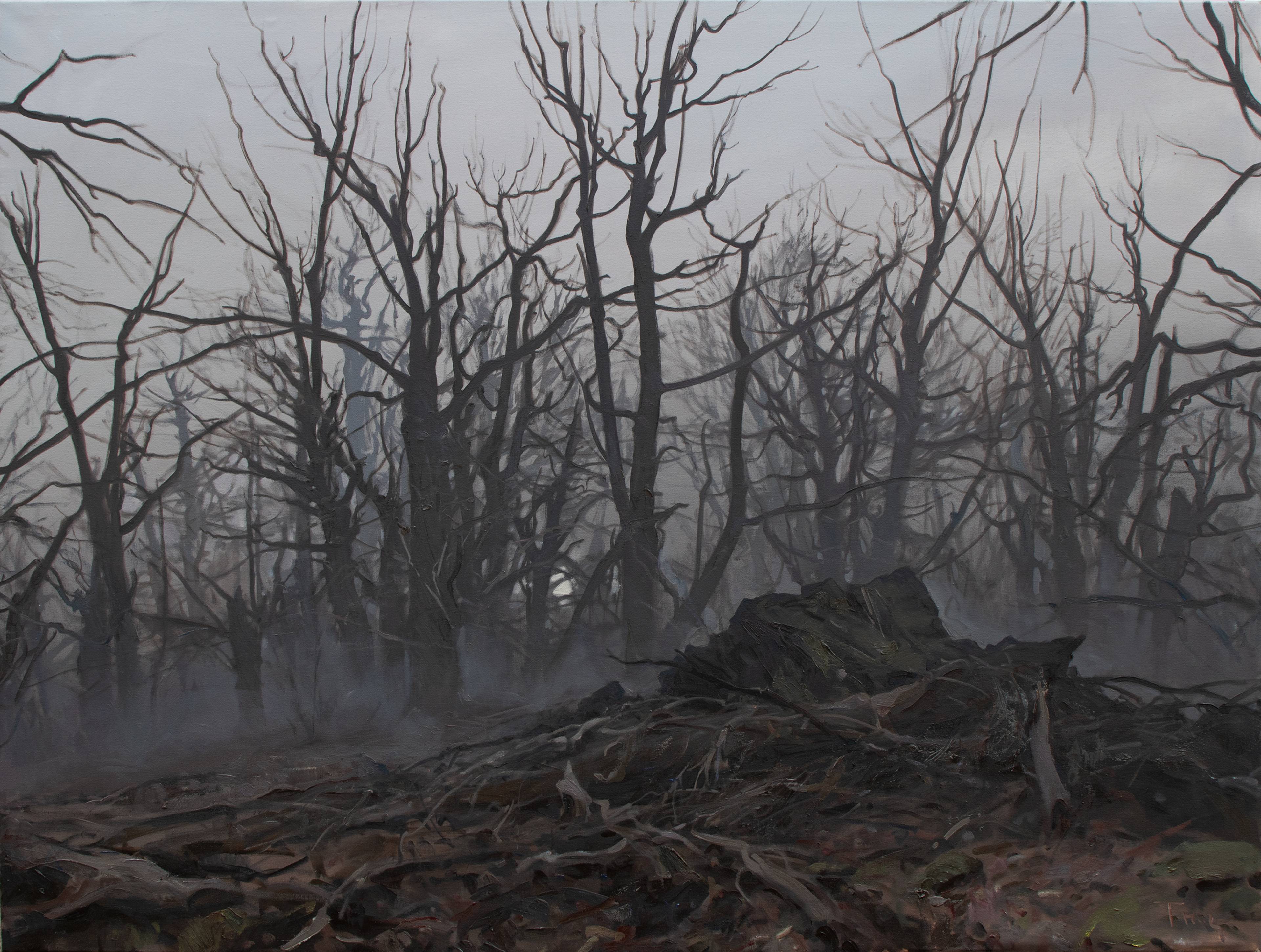 Honz_Tomas_Na bezejmenné hoře, Olej na plátně, 120x160cm, 2024