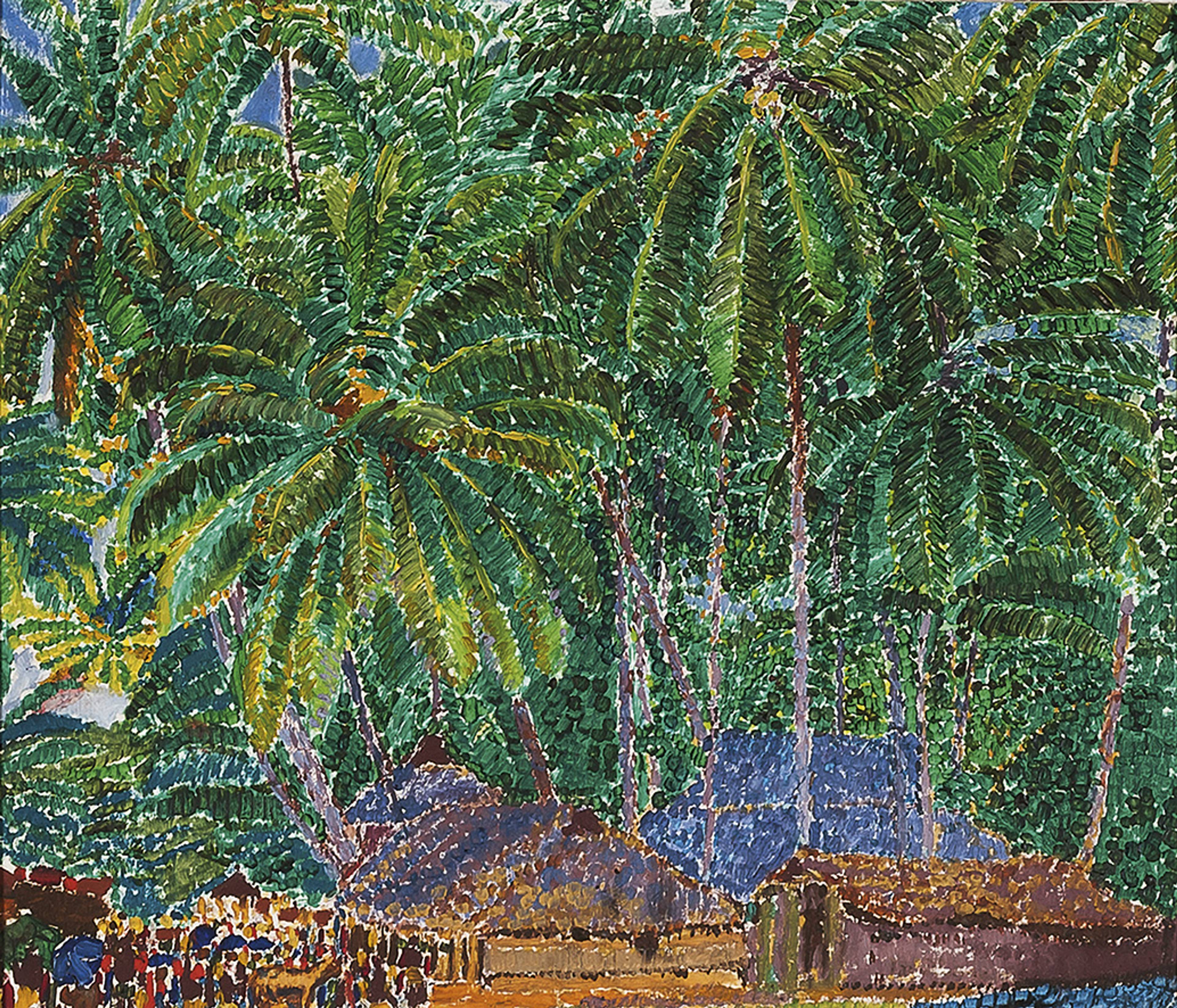 152_Jaroslav_Hněvkovský_Z_vesničky_pod_palmami